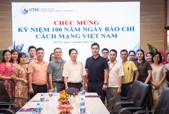 Gặp gỡ và chúc mừng Tạp chí Khoa học Quản lý & Công nghệ nhân kỷ niệm 100 năm Ngày Báo chí Cách mạng Việt Nam
