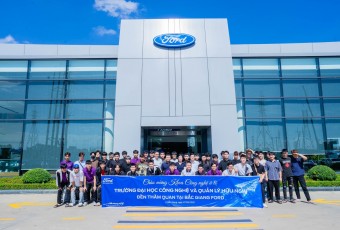 Chuyến tham quan thực tế của sinh viên khoa ô tô tại Ford Bắc Giang