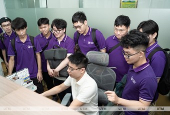 Sinh viên Khoa CNTT UTM - Trải nghiệm thực tế tại Doanh nghiệp ISOFT GLOBE Việt Nam.