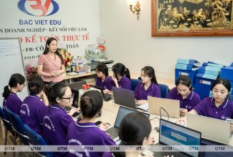 Sinh viên K13 ngành Kế toán – TCNH UTM trải nghiệm nghề nghiệp thực tế tại Công ty Bắc Việt